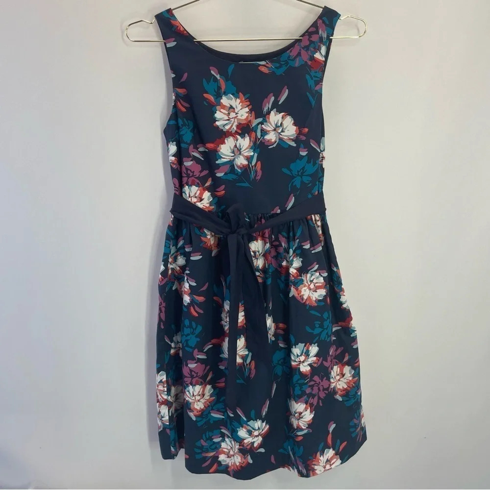 Garnet Hill Floral Fit and Flare Fairy Feminine Dress